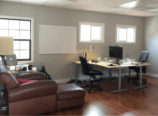 Natural light in office